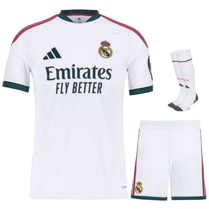 Kit Enfant Real Madrid 2026 2027 Pas Cher - 90+3 | Maillot de Foot Enfant Pas Cher 2026 2027