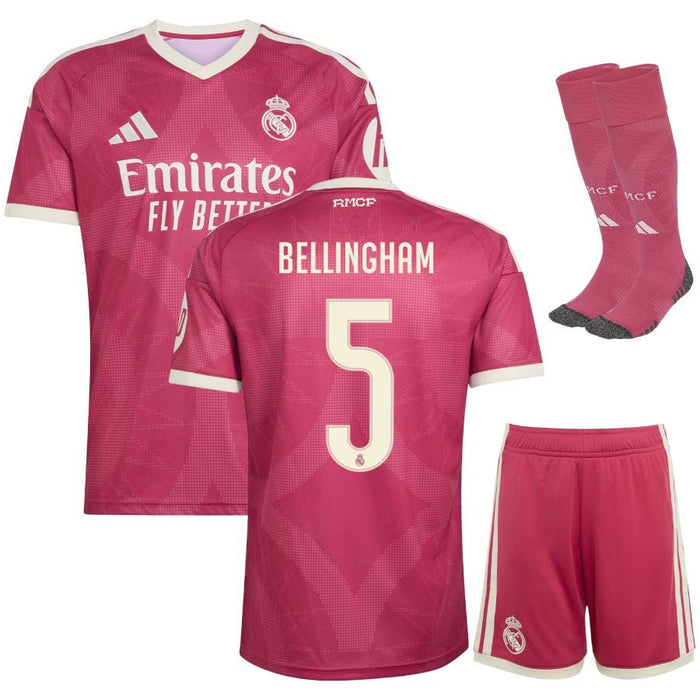 Kit Enfant Real Madrid Bellingham 2026 2027 Pas Cher - 90+3 | Maillot de Foot Enfant Pas Cher 2026 2027