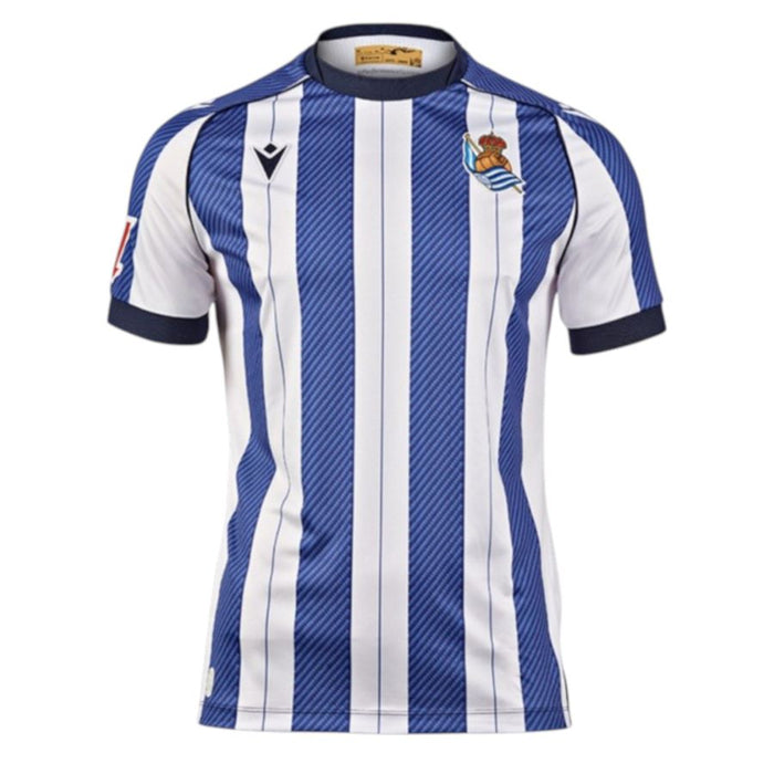 Maillot Real Sociedad Domicile Homme 2026 2027 Pas Cher - 90+3 | Maillot de Foot Pas Cher 2026 2027
