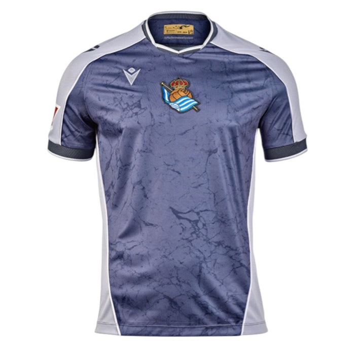 Maillot Real Sociedad Extérieur Homme 2026 2027 Pas Cher - 90+3 | Maillot de Foot Pas Cher 2026 2027