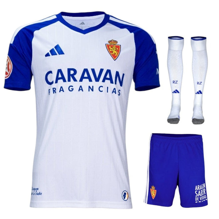 Kit Enfant Real Zaragoza 2026 2027 Pas Cher - 90+3 | Maillot de Foot Enfant Pas Cher 2026 2027