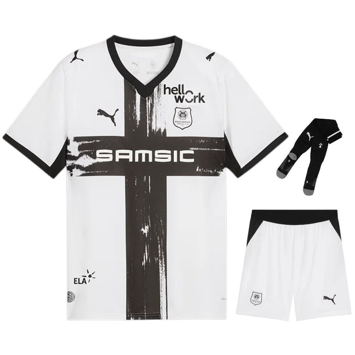 Kit Enfant Rennes 2026 2027 Pas Cher - 90+3 | Maillot de Foot Enfant Pas Cher 2026 2027