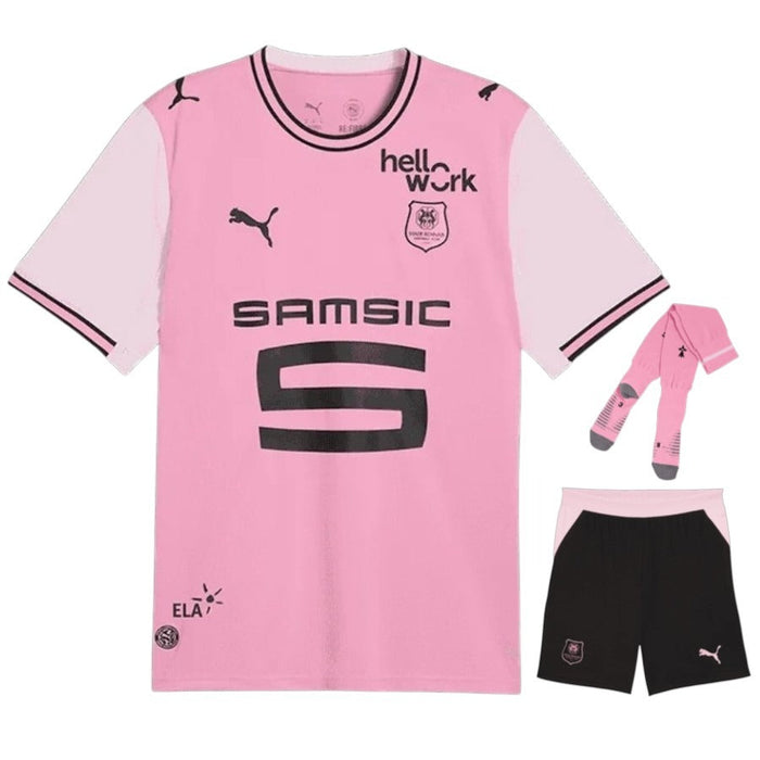 Kit Enfant Rennes 2026 2027 Pas Cher - 90+3 | Maillot de Foot Enfant Pas Cher 2026 2027
