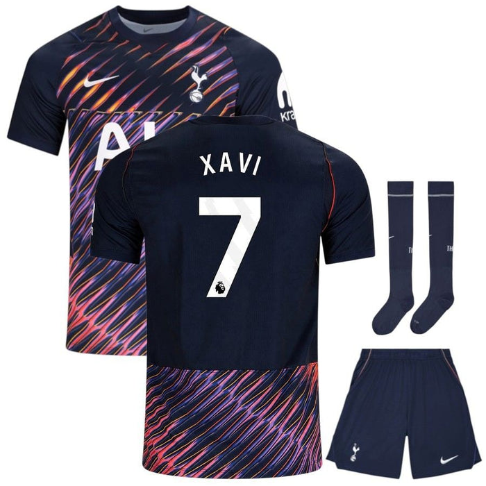 Kit Enfant Tottenham Xavi 2026 2027 Pas Cher - 90+3 | Maillot de Foot Enfant Pas Cher 2026 2027