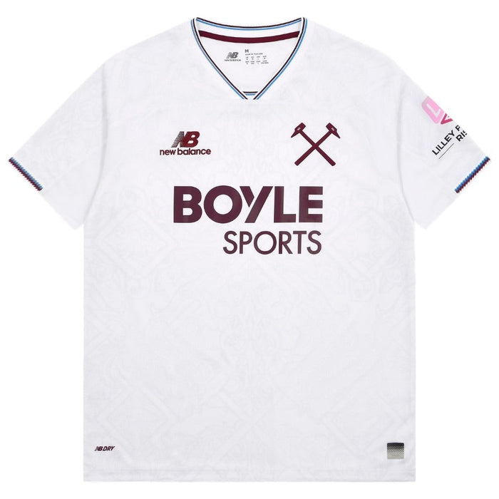 Maillot West Ham Extérieur Homme 2026 2027 Pas Cher - 90+3 | Maillot de Foot Pas Cher 2026 2027