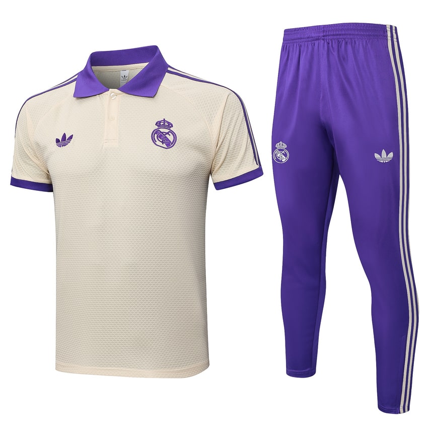 Maillot Real 2026 2027 Pas Cher Polo Survêtement - 90+3 - Maillot de Foot Pas Cher