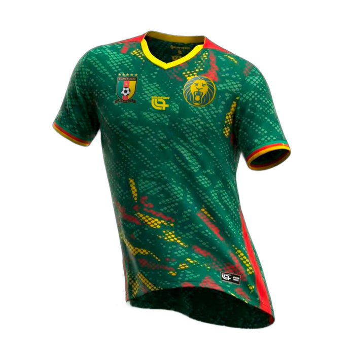 Maillot Cameroun CAN Domicile Homme 2026 2027 Pas Cher - 90+3 | Maillot de Foot Pas Cher 2026 2027