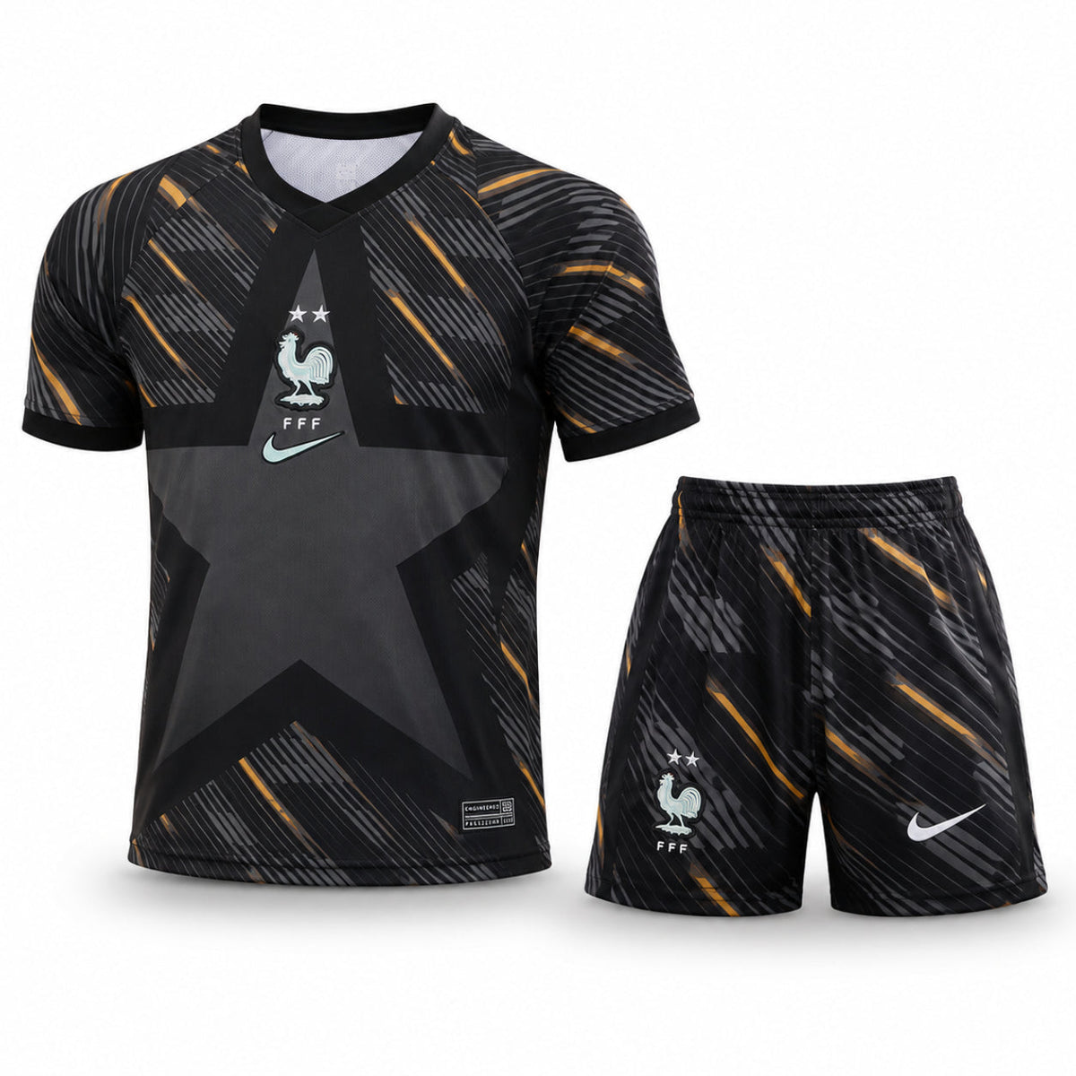 Maillot France Gardien 2026 2027 Pas Cher Maillot Kit Enfant - 90+3 - Maillot de Foot Pas Cher