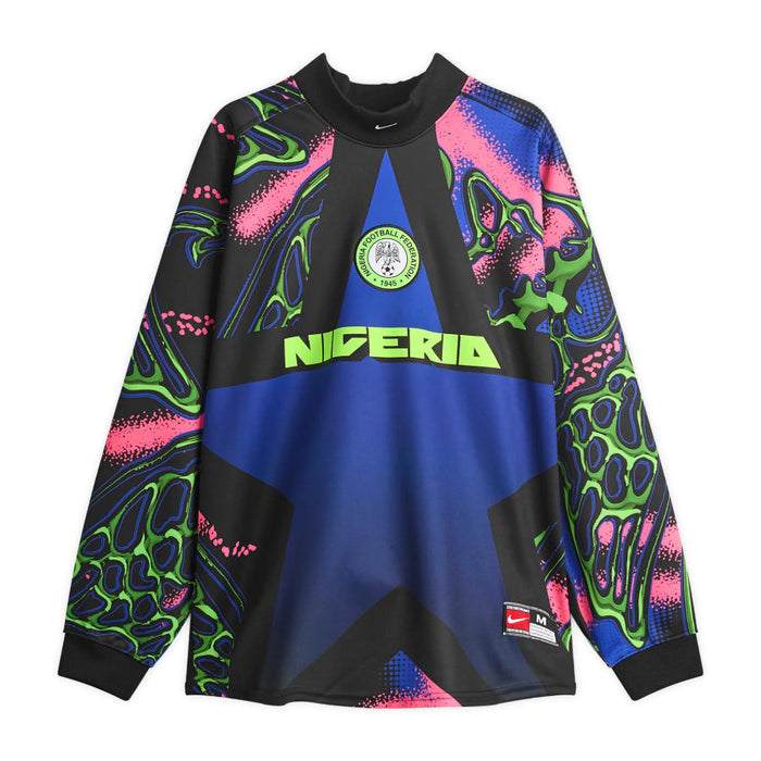 Maillot Nigeria Gardien Noir 2026 2027 Manches Longues Homme 2026 2027 Pas Cher - 90+3 | Maillot Foot Manches Longues Pas Cher