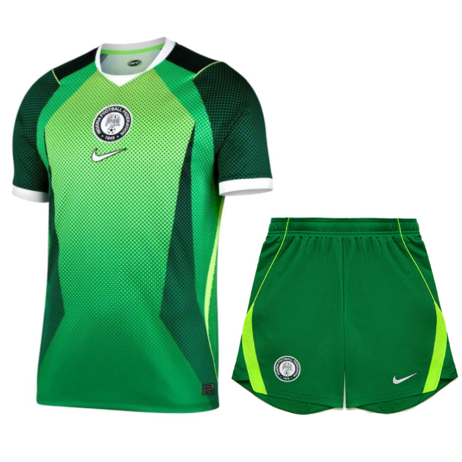 Maillot Nigeria 2026 2027 Pas Cher Maillot Kit Enfant - 90+3 - Maillot de Foot Pas Cher