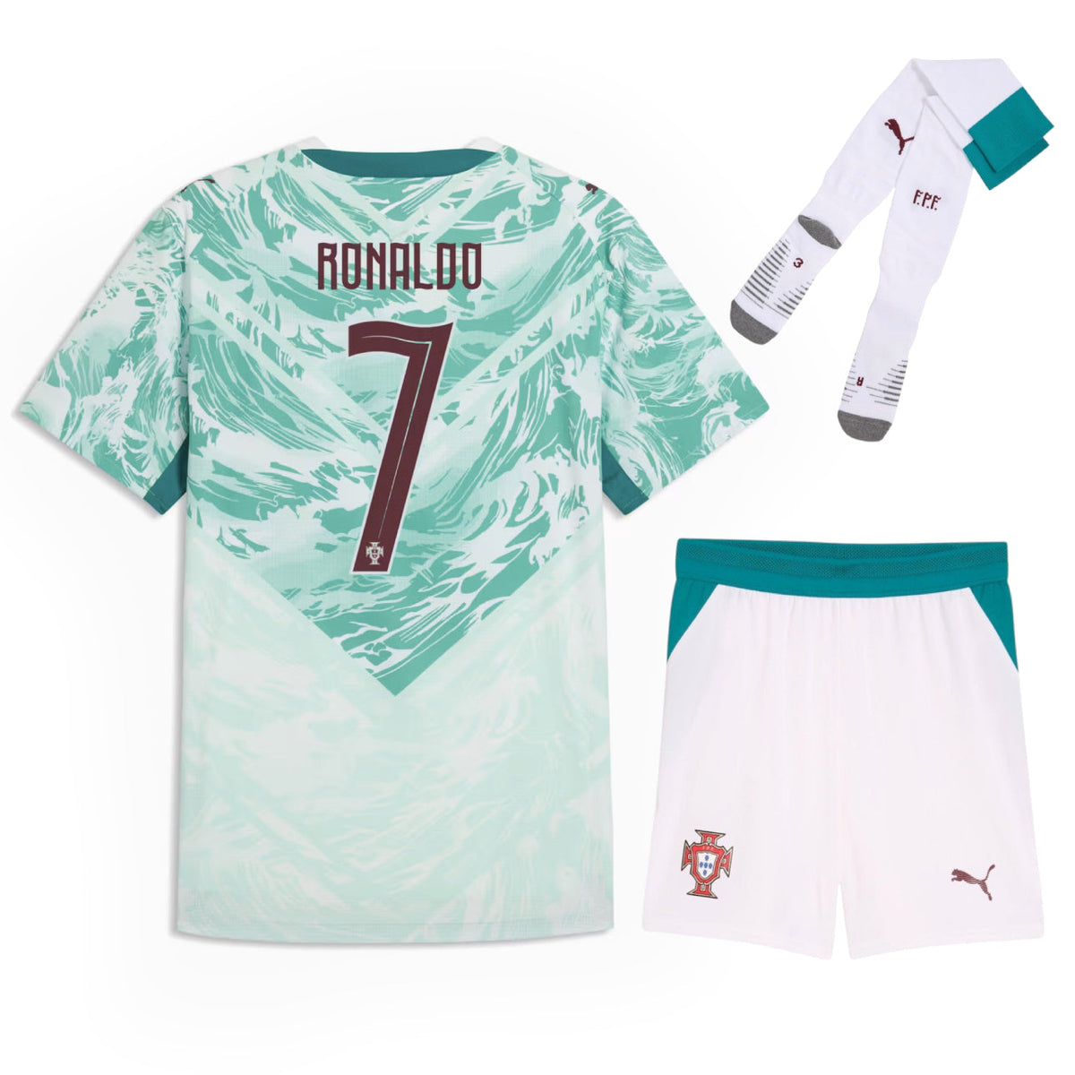 Maillot Portugal 2026 2027 Pas Cher Maillot Kit Enfant - 90+3 - Maillot de Foot Pas Cher