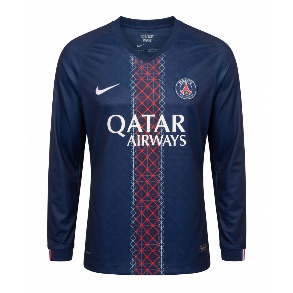 Maillot PSG 2026 2027 Pas Cher Maillot Manche Longue - 90+3 - Maillot de Foot Pas Cher